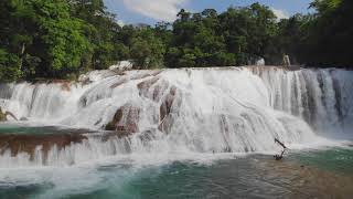 Agua Azul  Mexico  4K [upl. by Derag]