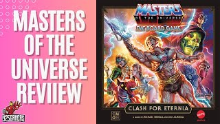 Masters of the Universe Review  I Have the POWER  Board Game Review [upl. by Seabury]