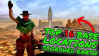 TOP 16 PVE and SOLO PLAYER Base Locations on SCORCHED EARTH in Ark Survival Ascended [upl. by Hurff]