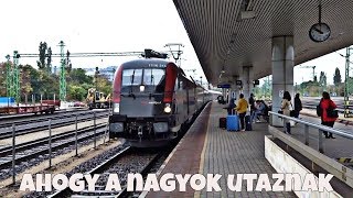 RAILJET BIZNISZ OSZTÁLYON UTAZTUNK Részletes bemutató Economy First Class Business Class [upl. by Akehs]