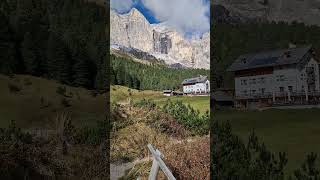 Rifugio Gardeccia 1949 m in October Catinaccio Italy [upl. by Inaj156]