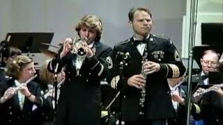 Johann Wilhelm Hertel Concerto for Oboe and Trumpet Mvt 3 USAFB and Soloists [upl. by Niret]