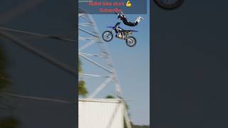 Bullet bike stunt 😱  dot bike day 16 subscribe New new video enjoy 👀stunt [upl. by Silda]