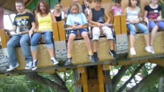 Doppelter Donnerbalken drop tower onride POV Erlebnispark Tripsdrill Germany [upl. by Atsirt928]