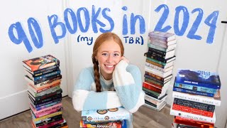 The 90 Books I want to read in 2024 my yearly tbr [upl. by Finah]