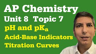 pH and pKa  Analyzing Titration Curves  AP Chem Unit 8 Topic 7 [upl. by Ecyaj517]