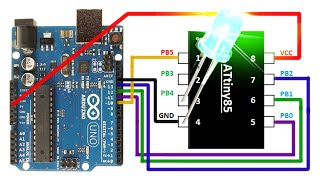 ATtiny85 Programming ATtiny85 Burn Bootloader with Arduino UNO [upl. by Otis]