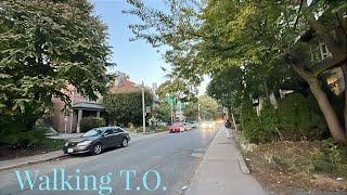 Walking Lowther Avenue to Yorkville Neighbourhood in Downtown Toronto 10172024 [upl. by Mctyre]