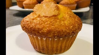 من اليوم ما تشريه من المحلات مادلين اسباني هشيش مشقق ومقبب  Spanische Vanillemuffins Cupcake [upl. by Wrightson]