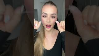 Sopracciglia simmetriche in 1 minuto makeuphacks makeuptips sopracciglia microblading tutorial [upl. by Ecirahs]