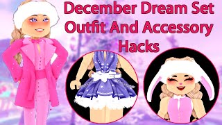 December Dream Set Accessory And Outfit Hacks You Need To Try Royale High [upl. by Zurheide689]