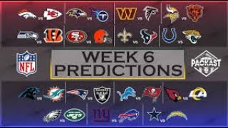 NFL week 6 Redictions [upl. by Toms756]