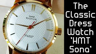 HMT Sona  Unboxing amp Review  The Classic Dress Watch [upl. by Ardnaeel]