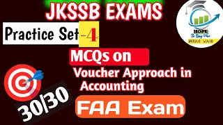 Top 500 Mcqs on Accountancy 🔥 Target 3030  Practice Set 4  jkssb Finance accounts assistant [upl. by Etteoj622]