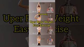 Uper Body Weight 😱 Easy Exercise Fat To Fit shortsfeed shortsweightloss trending [upl. by Mahoney]