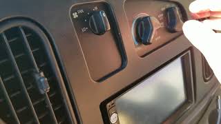 AC stops blowing out Dash vents defrost only Fix for about 10 Ford Econoline e250  Project Van [upl. by Nipha189]