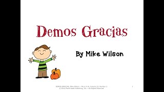 Demos Gracias Give Thanks A Song for Thanksgiving [upl. by Tivad482]