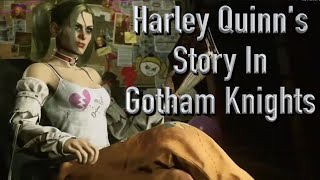 Harley Quinns Story In Gotham Knights All Harley Quinns Cutscenes [upl. by Irtemed]