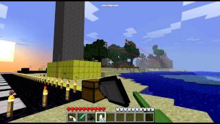 Minecraft Portal mod double turret fail AA gun [upl. by Baron]