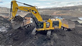 Caterpillar 6015B Excavator Loading Mercedes amp MAN Trucks  Sotiriadis Mining Works [upl. by Hurff]