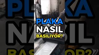 Araç Plakası Nasıl Basılıyor [upl. by Netsud]