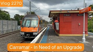 Sydney Trains Vlog 2270 Carramar Station in Need of an Upgrade [upl. by Ytiak]