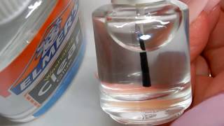 DIY  HOMEMADE CLEAR PEEL OFF BASE COAT SEE HOW [upl. by Glaser]