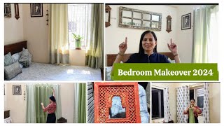 Bedroom makeover 2024 । Rental apartment ।। Small Bedroom makeover । Balcony Makeover । Decor ideas [upl. by Mairim]