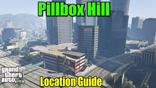 GTA 5  Pillbox Hill Location Guide [upl. by Landahl]