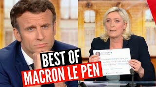 BEST OF MACRON LE PEN DEBAT 2022 [upl. by Kacerek]