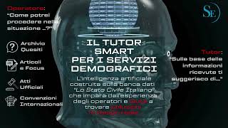 TUTOR AI  Lintelligenza artificiale per i servizi demografici [upl. by Inman695]