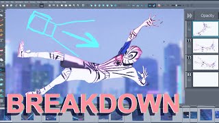 INTO THE SPIDERVERSE SCENE BREAKDOWN [upl. by Qifahs]