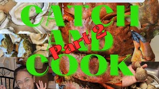 Catch and cook seafood mukbang  Part 2 [upl. by Solorac512]