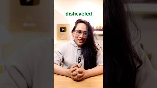 What does DISHEVELED mean 🤔 learnwithlyqa teamlyqa english vocabulary wordoftheday [upl. by Etnelav]