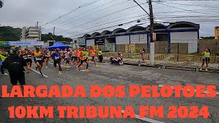 Largada dos pelotões 10KM Tribuna 2024 [upl. by Biernat]