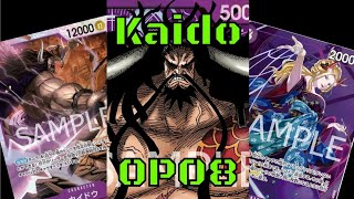 OnePiece Decktest OP08 Kaido Purple [upl. by Akeirahs]