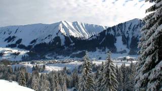 Kleinwalsertal Rietzlern Winterwanderung zum SchwarzwasserBach [upl. by Colson]