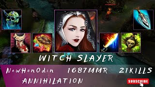 HoN  Mid Wars  Witch Slayer  NewHonOdin  1687 MMR [upl. by Waylon]