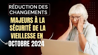 Changement radical la Sécurité de la vieillesse menacée en octobre 2024 [upl. by Nona]