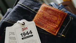 Levi’s LVC 1944 S501XX 退漿￼！布質變化／尺寸選擇心得￼片尾上身版型比較￼￼ （2023年操牛計劃EP2） [upl. by Rosene]