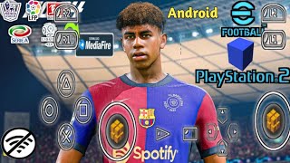 eFOOTBALL PES 2025 PS2 Emulator aethersx2 On ANDROID amp iOS  BEST GRAPHICS 4K NEW UPDATE Offline [upl. by Halbert977]