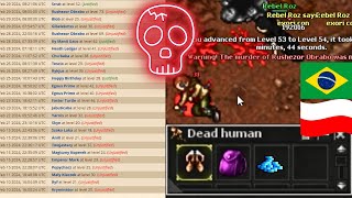 Tibia Red Skull Rampage amp Epic Loot [upl. by Alyahs]