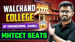 Walchand College of Engineering Sanglii  MHTCET Seats [upl. by Alak638]