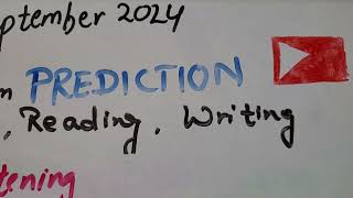 Prediction 20 September IELTS Exam Listening Reading Writing  IDPamp BC  Free English Speaking [upl. by Glassco]