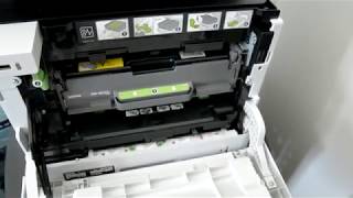 Unboxing and Viewing this Brother MFCL8900CDW AllInOne Multifuction Laser Printer [upl. by Erina847]