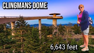 CLINGMANS DOME HIKE 🏔️Highest Point Smoky Mountains National Park [upl. by Einnov]