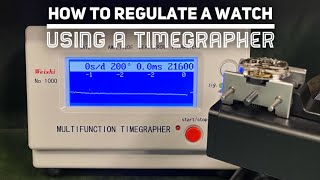 How to Regulate a Watch with a Timegrapher [upl. by Tireb]