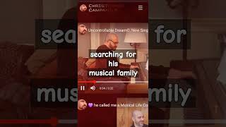 Indie Singer Songwriter seeking his musical family 💕 christophercampanile singersongwriter [upl. by Resa]