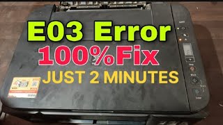 canon G 2010 error code E03 solution just 2 minutes [upl. by Anirtep]