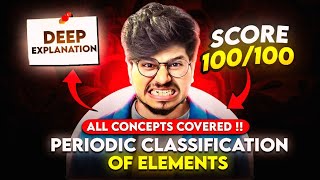 PERIODIC CLASSIFICATION OF ELEMENTS ONE SHOT CLASS 11 CHEMISTRY 🔥 CLASS 11 CHEMISTRY ONE SHOT [upl. by Evad]